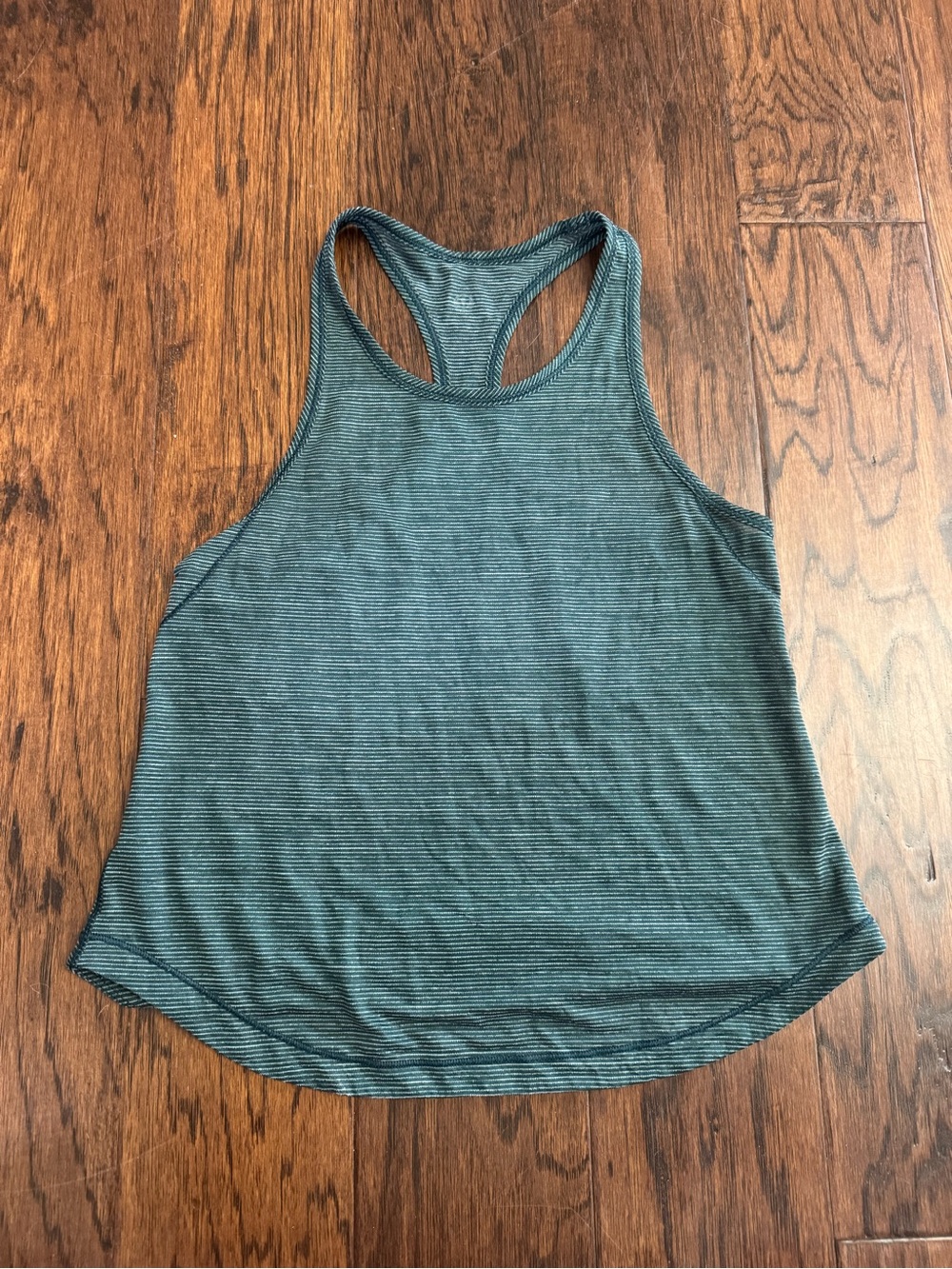 Lululemon stripe heathered racerback yoga workout tank top